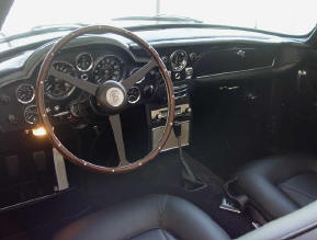 Aston Martin DB6 cockpit