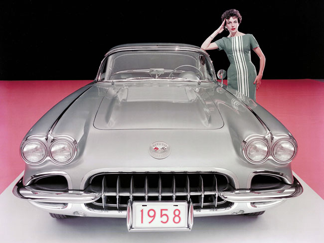 factory photo 1958 Corvette