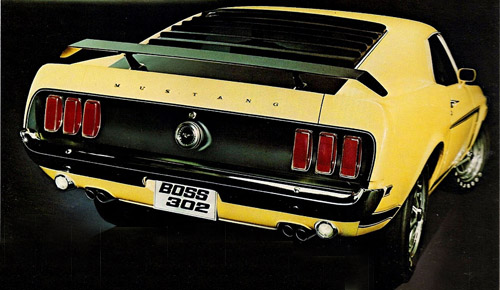 Boss 302 rear