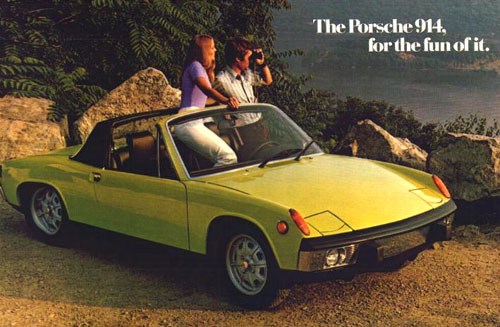 Porsche 914 lifestyle ad